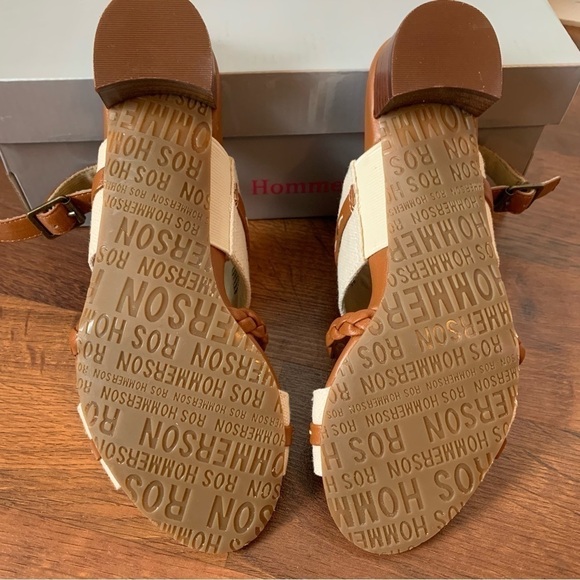 ROS HOMMERSON Textile and Genuine Leather Sandals 6 Narrow NEW - Picture 6 of 8